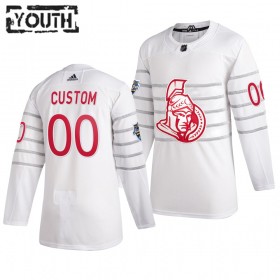 Ottawa Senators Personalizado Wit Adidas 2020 NHL All-Star Authentic Shirt - Kinderen